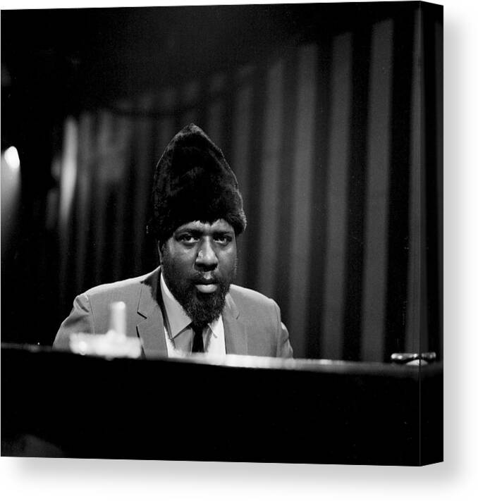 Music Canvas Print featuring the photograph Photo Of Thelonious Monk by David Redfern