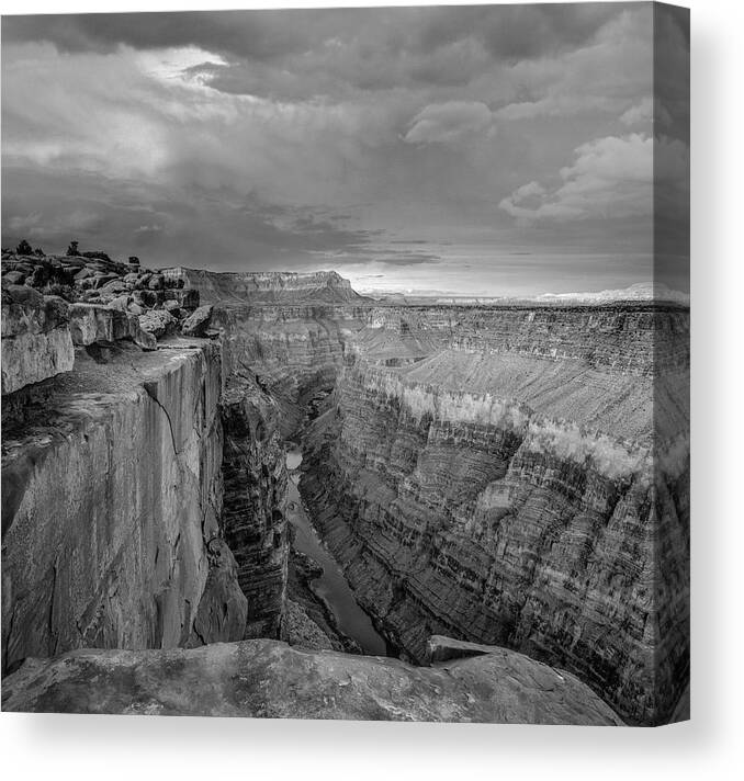 Disk1216 Canvas Print featuring the photograph Toroweap Overlook, Grand Canyon by Tim Fitzharris