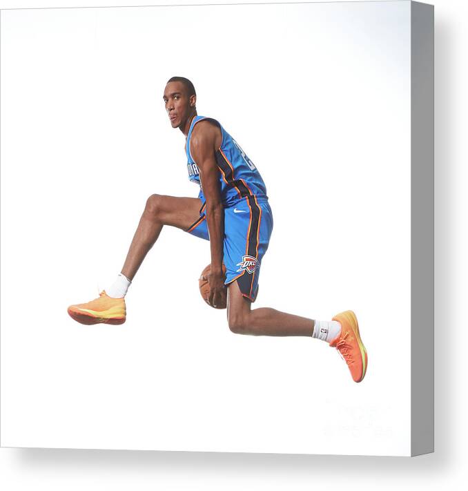 Nba Pro Basketball Canvas Print featuring the photograph Terrance Ferguson by Nathaniel S. Butler