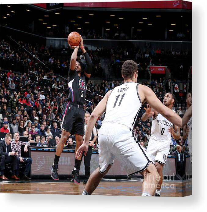 Nba Pro Basketball Canvas Print featuring the photograph Chris Paul by Nathaniel S. Butler