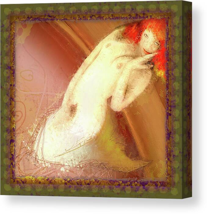 Seduction Canvas Print featuring the painting The Seduction by Hone Williams