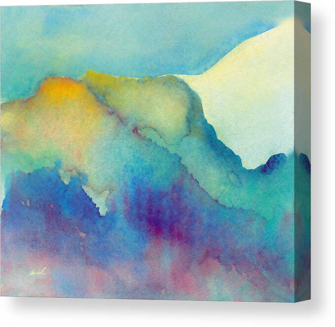 Nature Canvas Print featuring the painting Amorphous 4 #1 by The Art of Marsha Charlebois