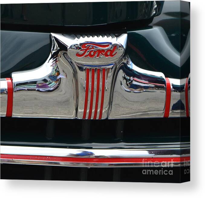 Woodies On The Warf Canvas Print featuring the photograph Woodie #26 by Dean Ferreira
