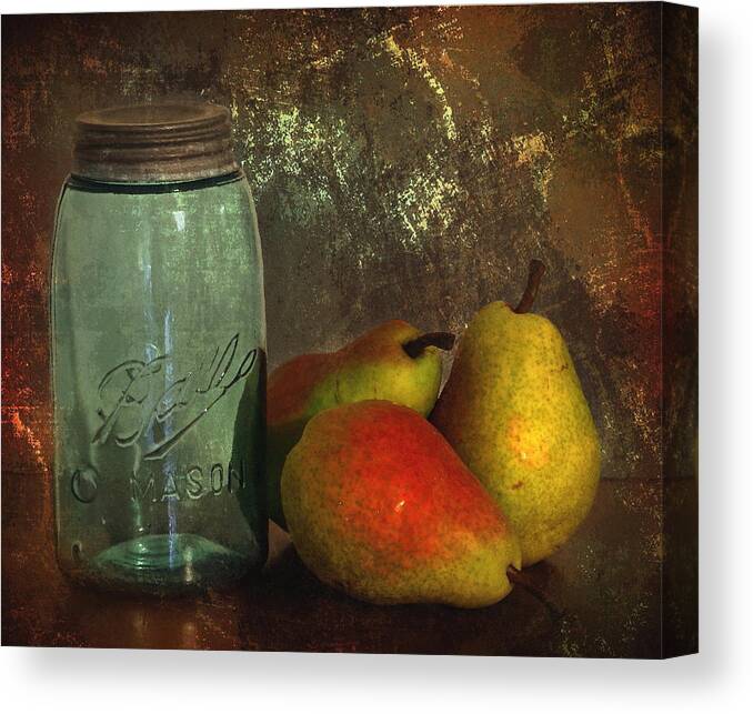 Canning Canvas Print featuring the photograph Canning Season by Angie Vogel