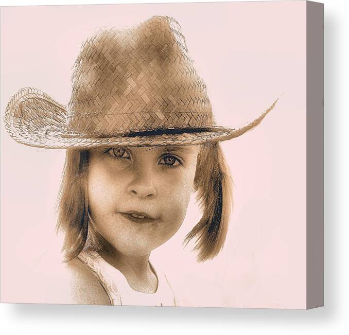 Country Canvas Print featuring the photograph Country Girl by William Griffin