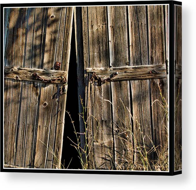 Rural Canvas Print featuring the photograph Doors by Ron Roberts