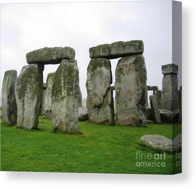 Stonehenge Canvas Print featuring the photograph Life On The Rocks by Denise Railey