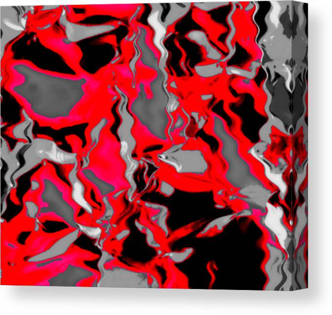 Abstract Canvas Print featuring the photograph Living On The Edge by Aurelio Zucco