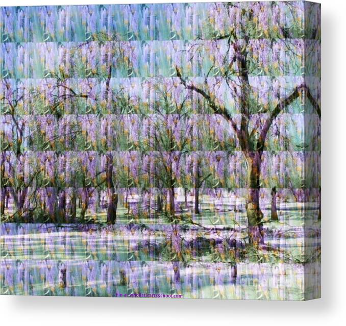 Longing For Spring Canvas Print featuring the painting Longing For Spring by PainterArtist FIN