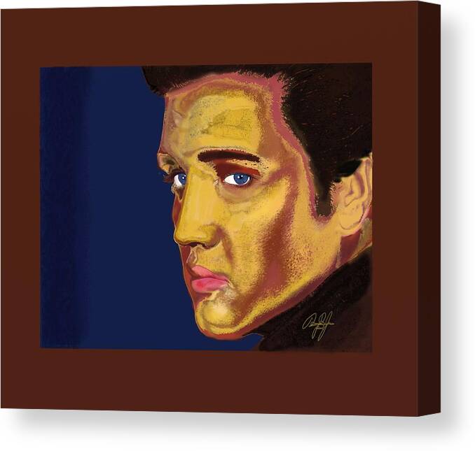 Portrait Canvas Print featuring the digital art Midnight Lace by Douglas Day Jones