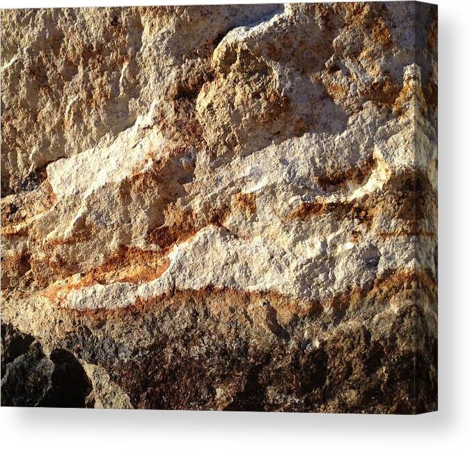 Rock Canvas Print featuring the photograph Rockscape 9 by Linda Bailey