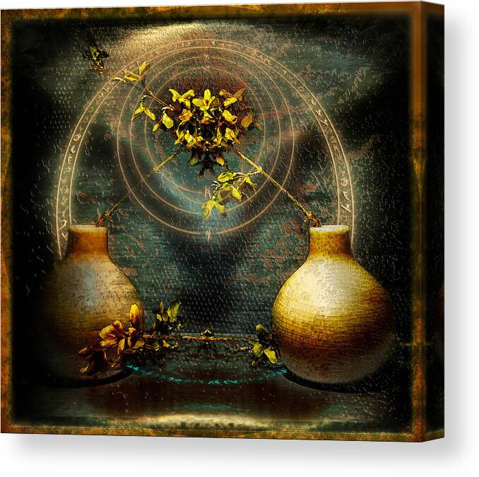 Flowers Canvas Print featuring the photograph Meditation by John Anderson