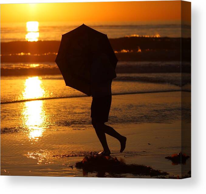 Silhouette Canvas Print featuring the photograph Sun Shield by Nathan Rupert