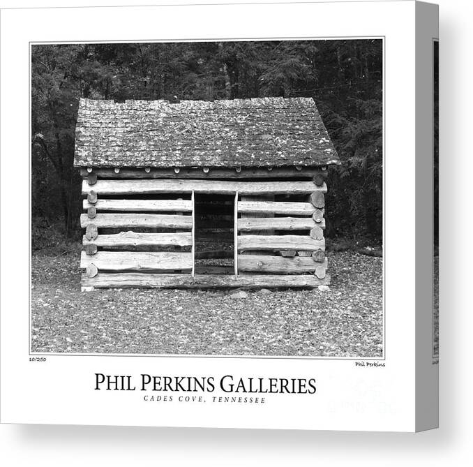 Photography Canvas Print featuring the photograph Tennessee Wooden Structure by Phil Perkins