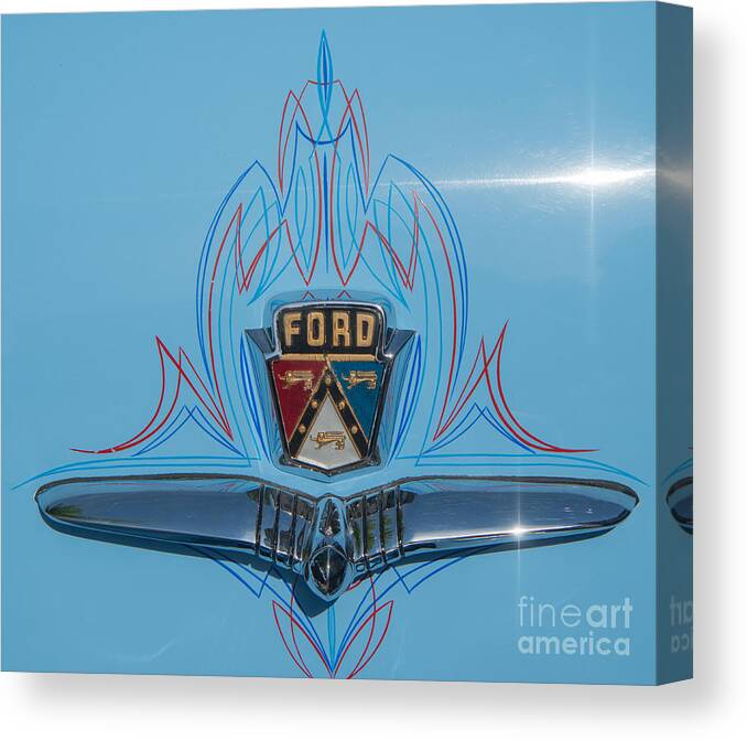 Ford Canvas Print featuring the photograph 50 Ford by Jim Hatch