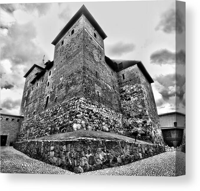 2012 Canvas Print featuring the photograph The Castle of Tavastehus #8 by Jouko Lehto