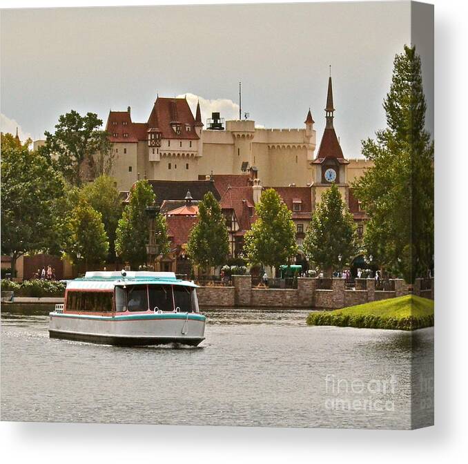 Epcot Canvas Print featuring the photograph Epcot Germany Pavilion by Carol Bradley