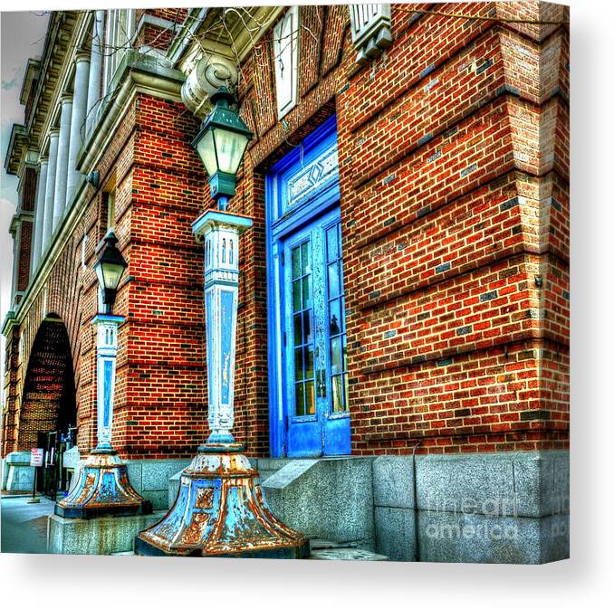 Building Canvas Print featuring the photograph Homicide Life on the Street by Debbi Granruth