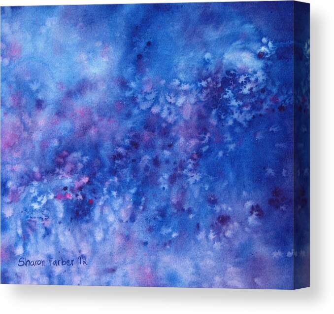 Moonlight Canvas Print featuring the painting Moonlight by Sharon Farber