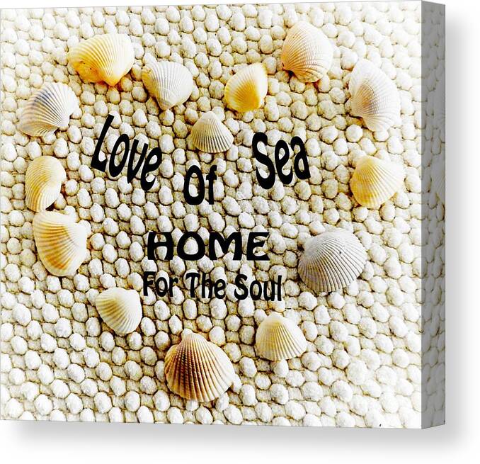 Sea Canvas Print featuring the photograph Love Of Sea by Jan Gelders