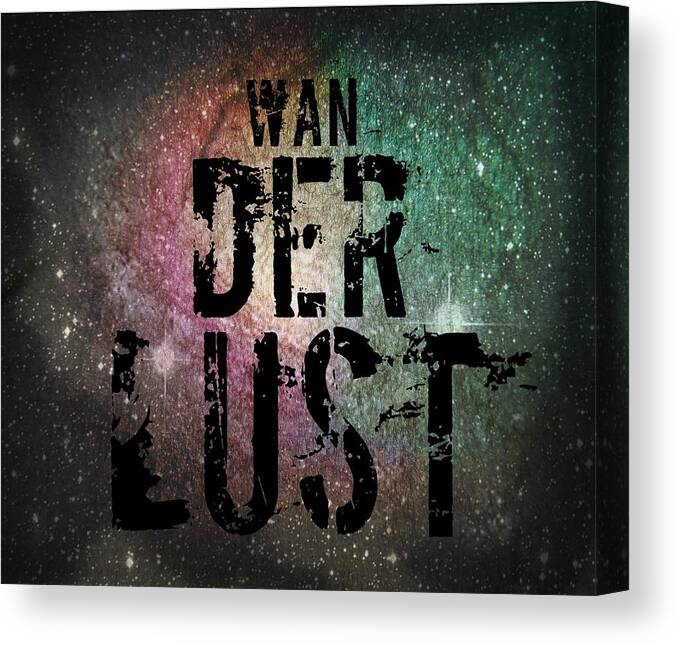 Wanderlust Canvas Print featuring the digital art Wanderlust #1 by Marianna Mills