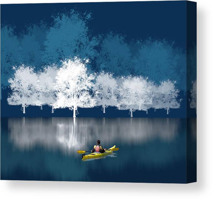 Waterscape Canvas Print featuring the photograph 1964 by Peter Holme III