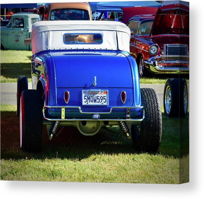  Canvas Print featuring the photograph Ford Hotrod #8 by Dean Ferreira