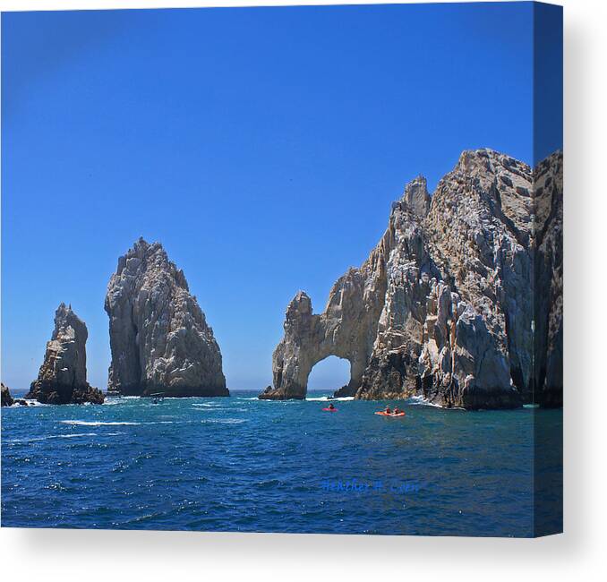 Mexico Canvas Print featuring the photograph Arch at Cabo San Lucas by Heather Coen