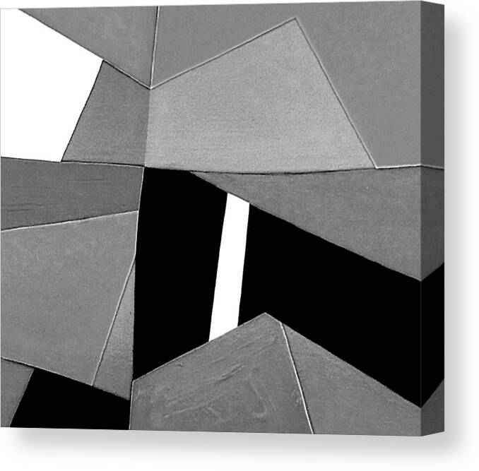 Abstract Canvas Print featuring the photograph Closing Time Detail 2 by Dick Sauer