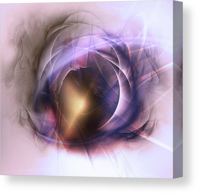 Digital Canvas Print featuring the digital art Discovered by Andy Young