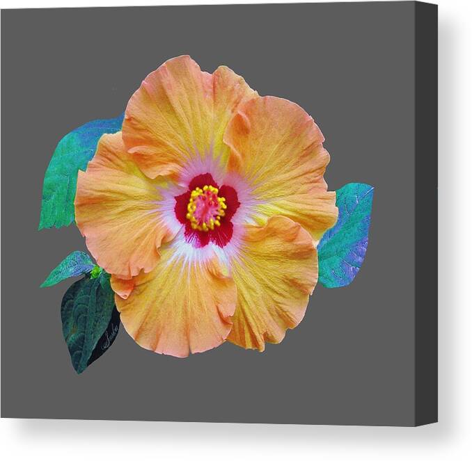 Flower Canvas Print featuring the painting Flower Delight by Susanna Katherine