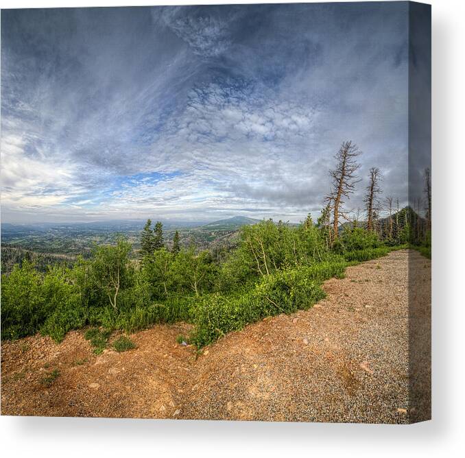 Landscape Canvas Print featuring the photograph Natures Beauty by Stephen Campbell