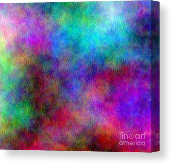 Abstract Canvas Print featuring the photograph Nebula by Onedayoneimage Photography