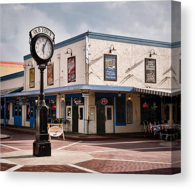 Greg Jackson Canvas Print featuring the photograph Old Town - Kissimmee - Florida by Greg Jackson