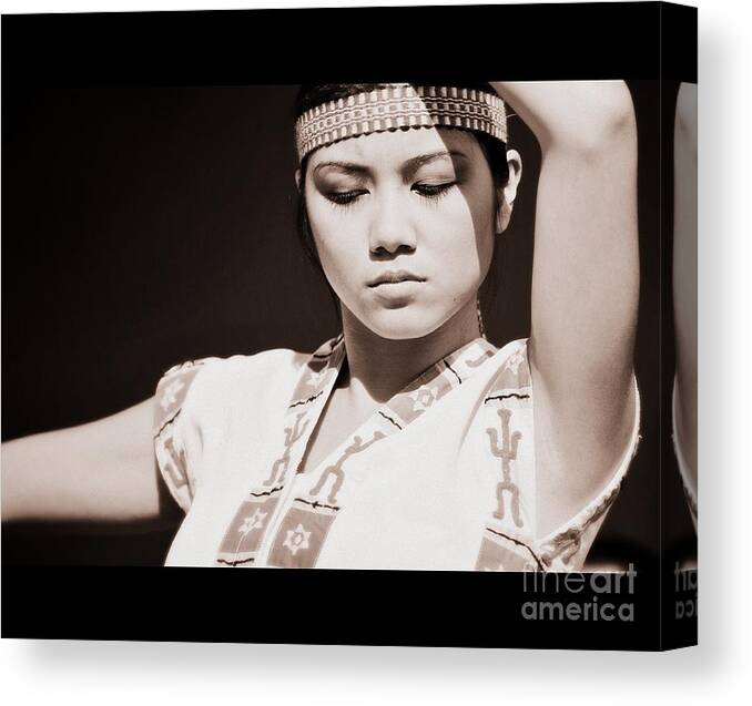 Philippine Canvas Print featuring the photograph Philippino Dancer by Chris Dutton