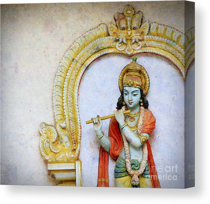 Lord Canvas Print featuring the photograph Sri Krishna by Tim Gainey