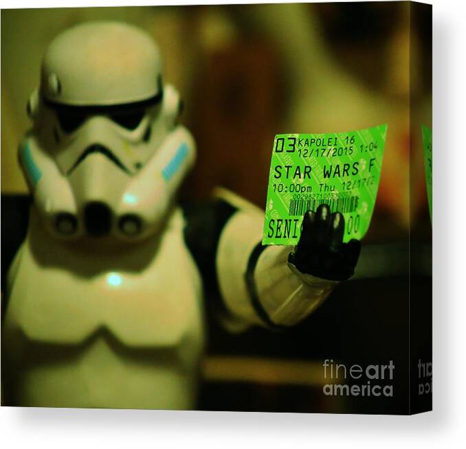 Star Wars Vii Canvas Print featuring the photograph Star Wars VII Debut, Hawaii by Craig Wood