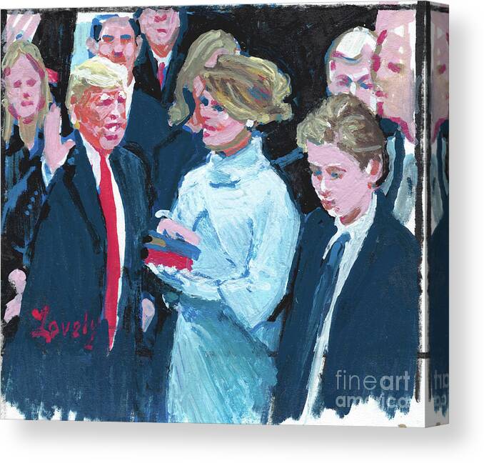 Trump Sworn In as 45th Potus by Candace Lovely