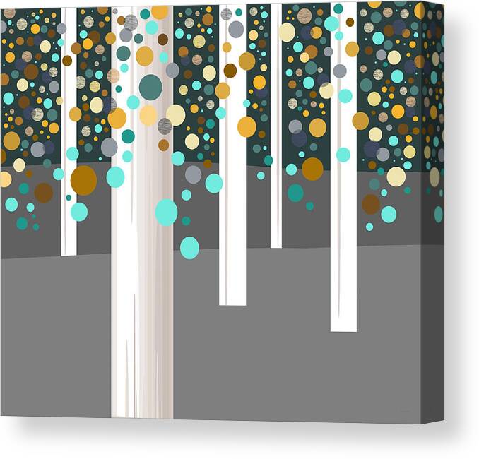 Winter Whites Canvas Print featuring the digital art Winter Whites by Val Arie