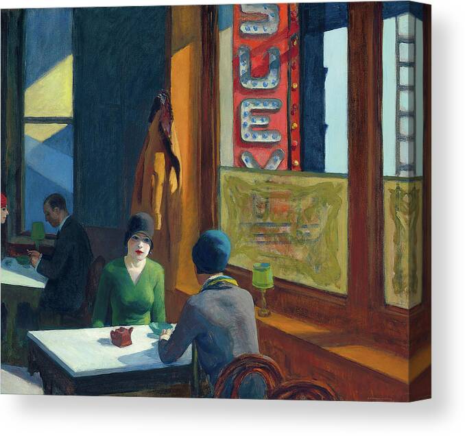 Chop Suey Canvas Print Canvas Art By Edward Hopper