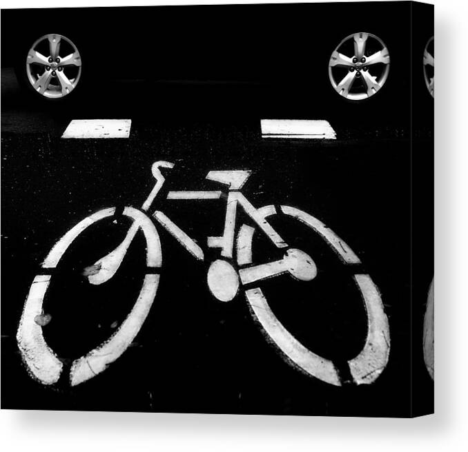 Bike Canvas Print featuring the photograph #7 by Anna Niemiec