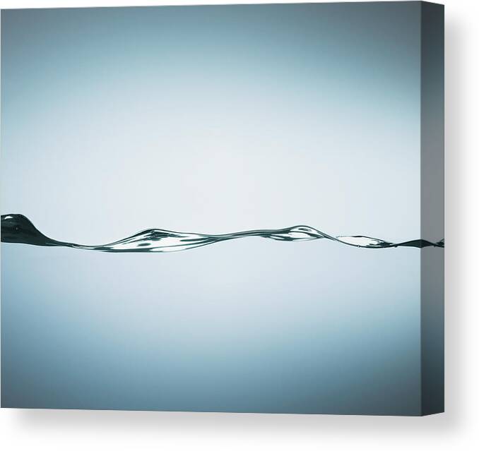 Motion Canvas Print featuring the photograph Close Up Of Rippling Water by Martin Barraud