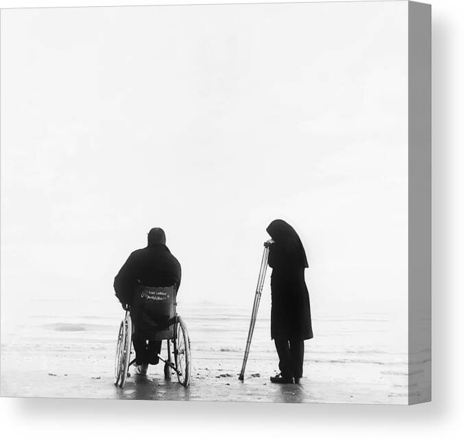 Documentary Canvas Print featuring the photograph In Desperation, There Is A Lot Of Hope2 by Mobin.mayeli