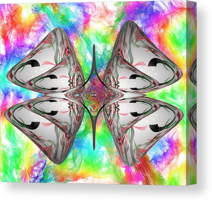 Butterfly Canvas Print featuring the photograph Butterfly #1 by Theodore Jones