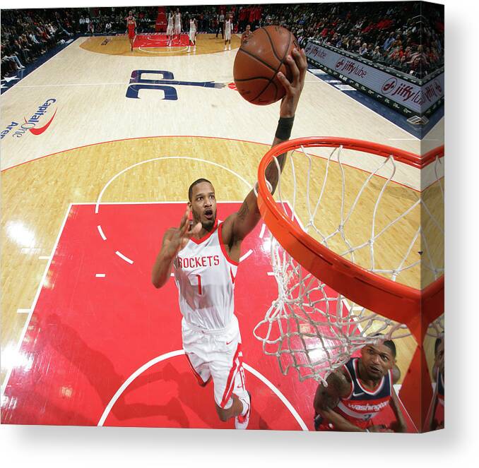 Nba Pro Basketball Canvas Print featuring the photograph Trevor Ariza by Ned Dishman