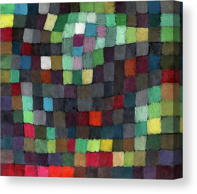 Abstract Canvas Print featuring the painting May Picture #10 by Paul Klee