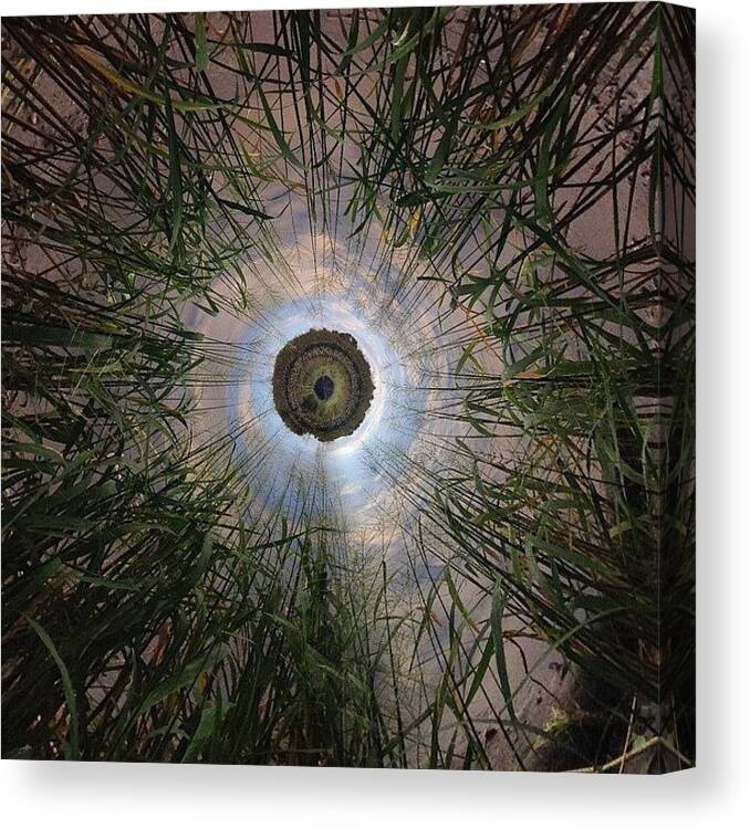 Explore Canvas Print featuring the photograph Beam Me Up by Anthony Lamenia