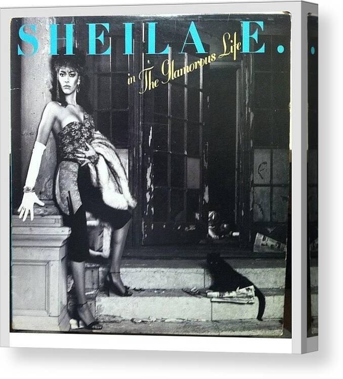 Furcoat Canvas Print featuring the photograph 🙌 ❤️ Sheila E The Glamorous Life by Delia Douglas