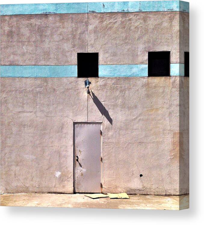 Wall Canvas Print featuring the photograph Beige Wall by Julie Gebhardt