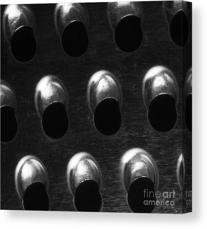 Kitchen Canvas Print featuring the photograph Cheese Grater #1 by Art Whitton